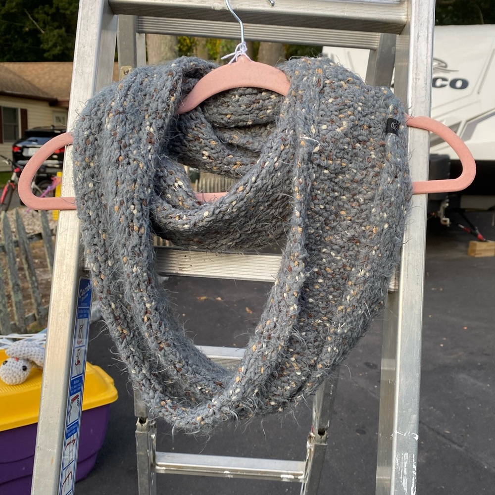 Knitted infinity scarf
